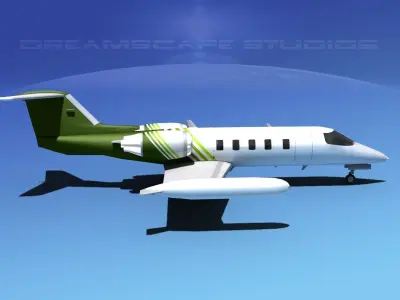 Gates Bombardier Learjet 35 V16 3D model