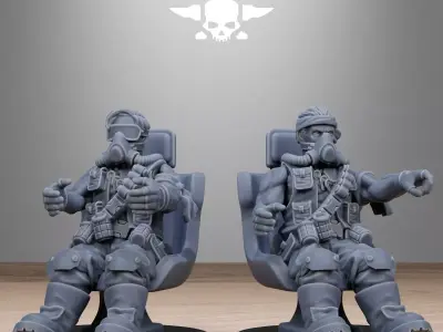 Pilot Commanders 3D print model
