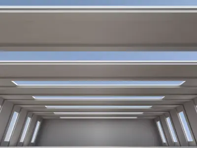 Modern Empty Tunnel 3D model order
