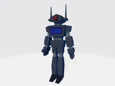 Ai Robot for game Free low-poly 3D model