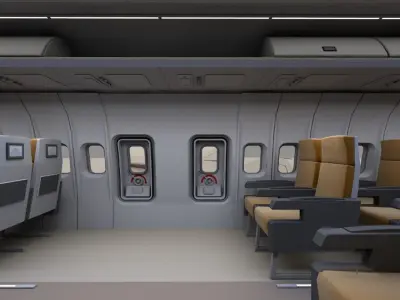 737 400 Emirates 3D model