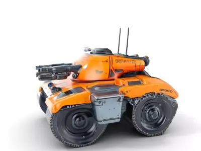 SciFi Recon Drone Model Pack Low-poly 3D model