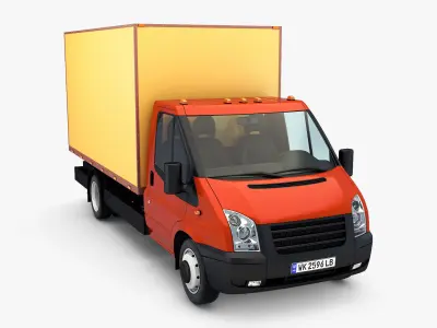 Mini Truck Box v 1 3D model