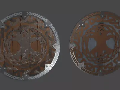 Viking Shield - Jotunheim 3D model
