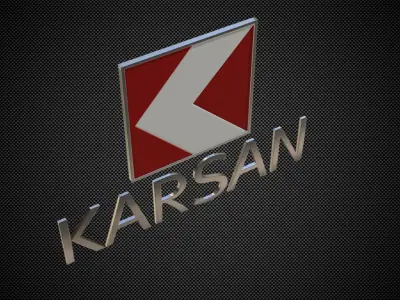 karsan logo 3D model