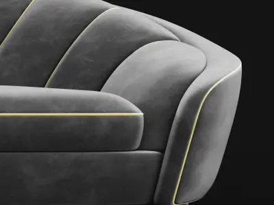 artdeco sofa Free 3D model