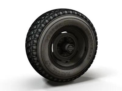 Offroad truck wheel 3D model