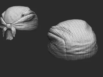 Set of Headwear Part 3 3D model