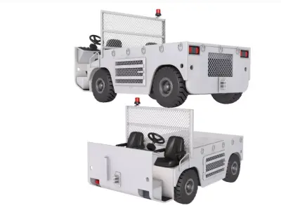 Military Aircraft Tugs 3D model