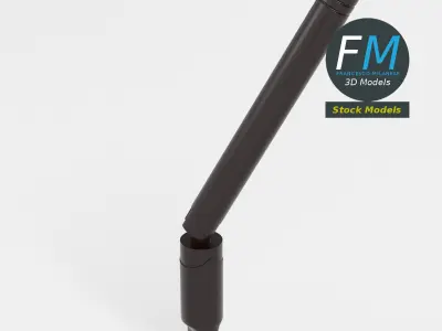 USB WiFi dongle antenna 3D model