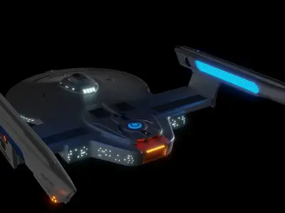 Minute-Man Class Frigate TMP Free 3D model