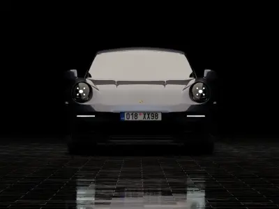 Porsche 911 Carrera GTS Free 3D model