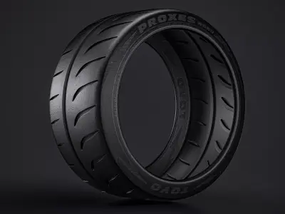 TOYO PROXES R888R Free low-poly 3D model