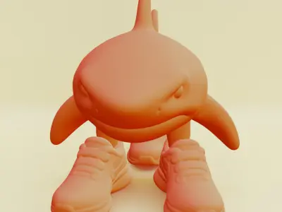 Tralalero Tralala Italian brainrot Printable 3D print model