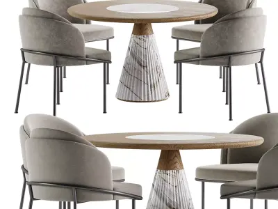 Dining set 145 3D model