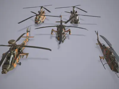 Japan Ground Self Defense Force Helicopters Collection 