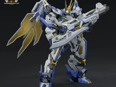 XC-03 Stagx -Original Mecha Design- Low-poly 3D model