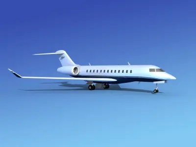 Global Express XRS V06 3D model