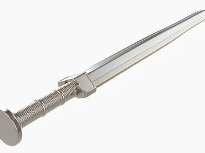 King Gujian sword 3D model