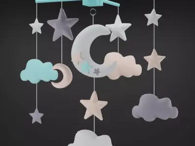 Baby Mobile Toy 3D model