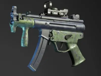 MP5K Tactical Sub-Machinegun Free 3D model