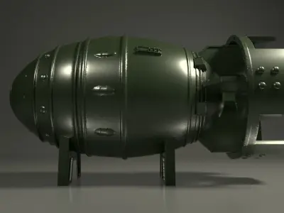 Atomic Bomb for 3Dprint 3D print model