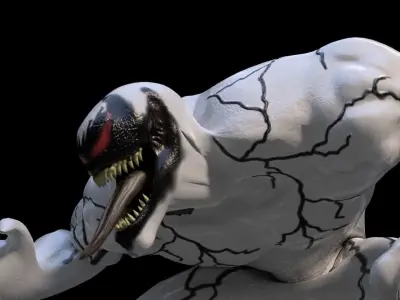 Anti-Venom Rigged 3D model