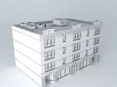 Studio House Apartments Free 3D model