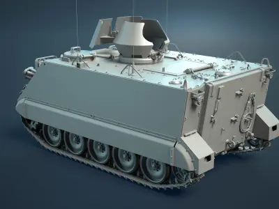 M113 APC High-Poly 3D model