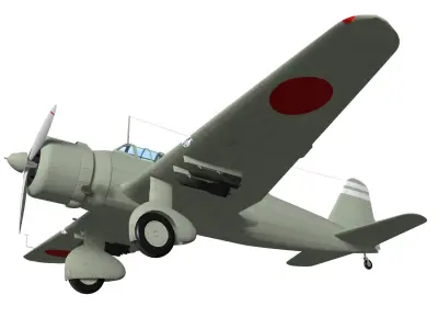 Ki30 Type 97 Light Bomber Ann 3D model