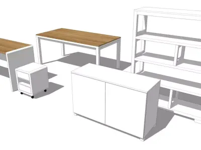 Walabi - office furniture Free 3D model