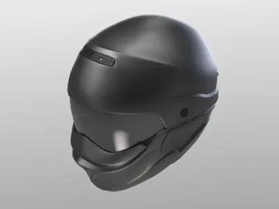Motorcycle helmet 3D model