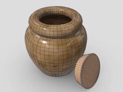 CC0 - Honey Pot Free low-poly 3D model