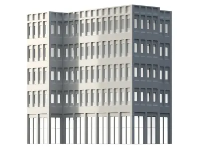 Facade part pattern 3D model