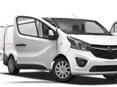 Opel Vivaro Van L2H1 HQInterior 2019 UKspec 3D model