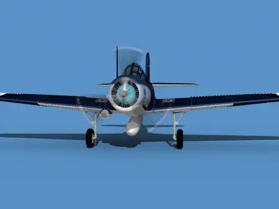 Douglas TBD-1 Devestator V16 3D model
