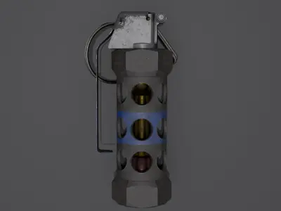 M84 Flashbang Grenade 3D model