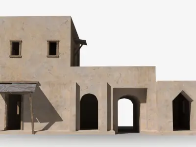 Arab x40 Low-poly 3D model