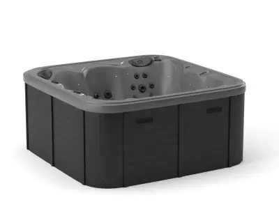 Jet Acrylic Square Bathtub 3D model