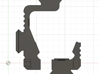 Triple rail for Desert Eagle by Tokyo Marui 3D print model