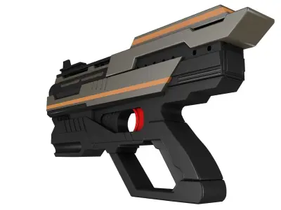 Sci Fi Gun 3D model