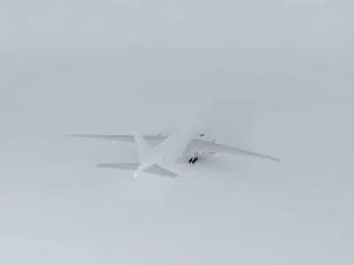 Template Boeing 777F Free 3D model