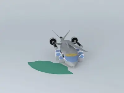 ARGO AIRCRAFTS A 900 Blade landed 3D model