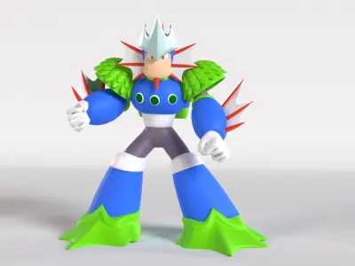 Neptune Mega Man V 3D model