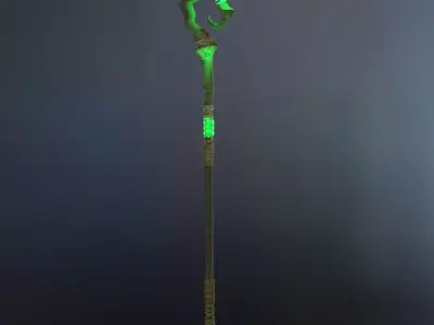 mystic staff 3D model
