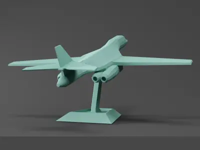 B-1 Lancer Plane 3D print model