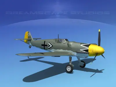 Messerschmitt BF-109 V13 3D model