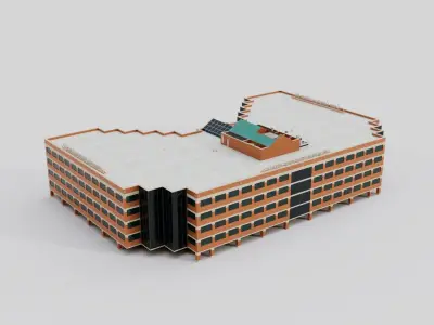 Brewery Park office complex 3D model