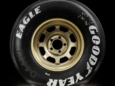 GoodYear Eagle White 27and5 12 15 3D model