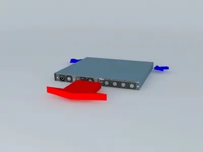 Cisco Catalyst 4948 Switch 3D model